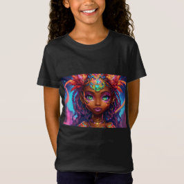 Kewpie's verzaubertes Reich: Melaniertes Drachenun T-Shirt