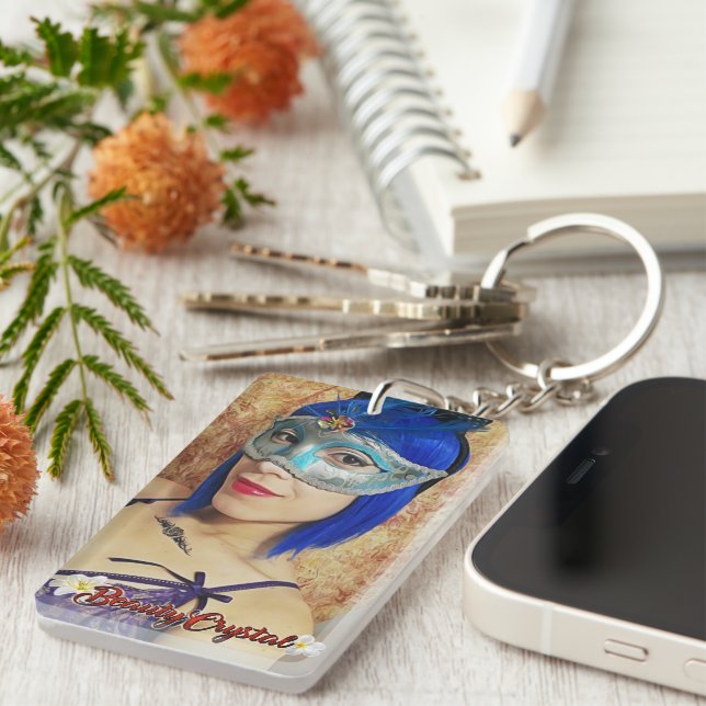 KEY CHAIN BEAUTYCRYSTAL 3 SCHLÜSSELANHÄNGER (Vorderseite rechts)