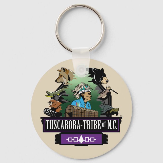 ~Key Chain by ~Tuscarora Stamm NC ~ Schlüsselanhänger (Vorderseite)
