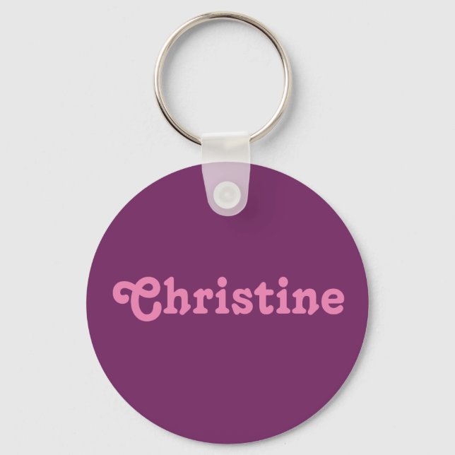 Key Chain Christine Schlüsselanhänger (Vorderseite)