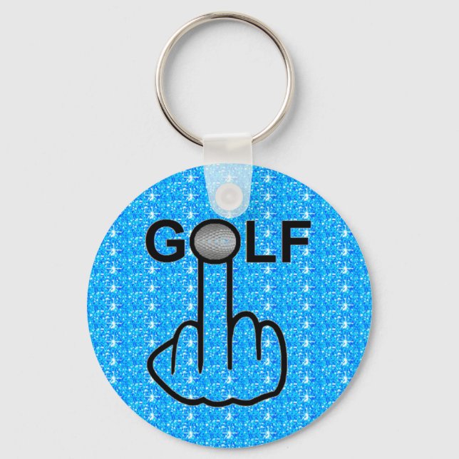 Key Chain Golf Dreh Schlüsselanhänger (Vorderseite)