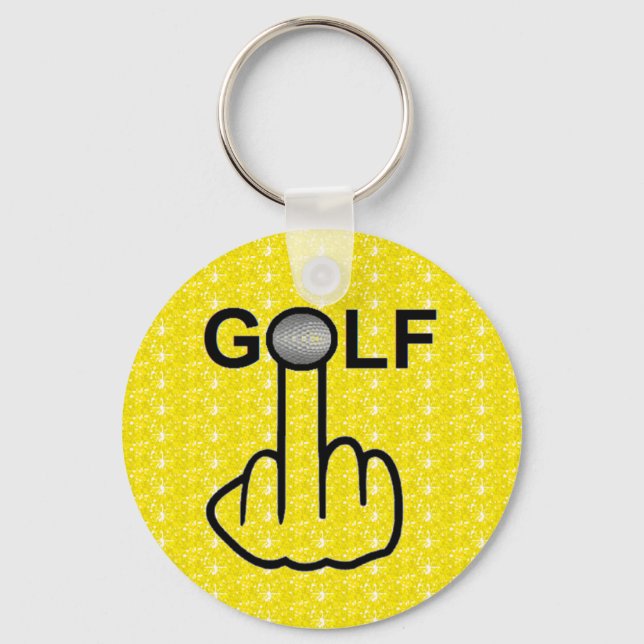 Key Chain Golf Dreh Schlüsselanhänger (Vorderseite)