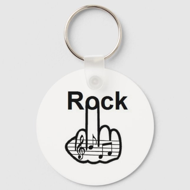 Key Chain Rock Gedreht Schlüsselanhänger (Vorderseite)