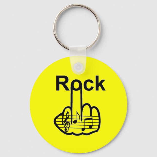 Key Chain Rock Gedreht Schlüsselanhänger (Vorderseite)