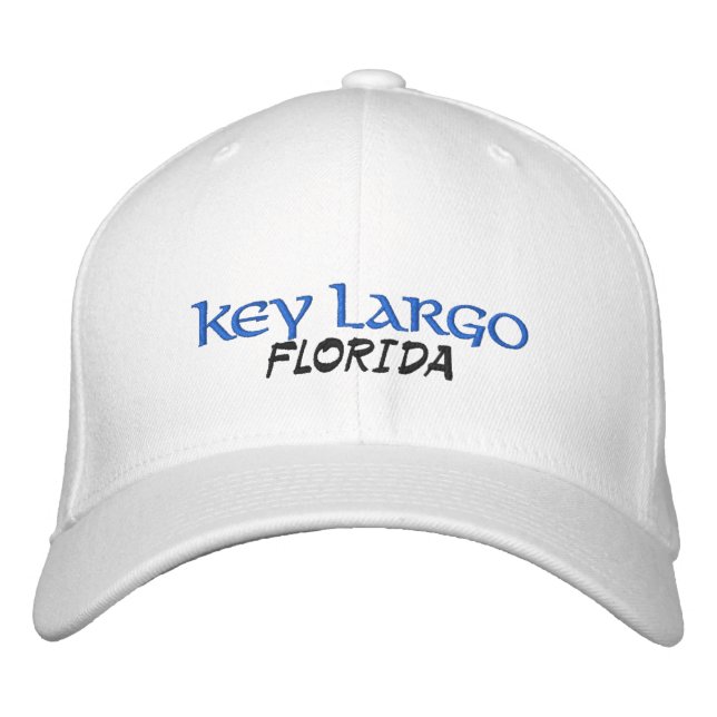 Key Largo Florida Bestickte Kappe (Vorderseite)
