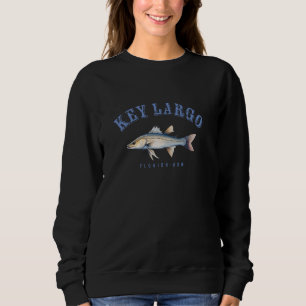 Key Largo Florida Keys Snook Fishing Design Sweatshirt