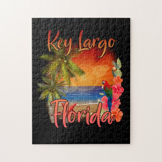 Key Largo Florida Keys Tropical Beach Sunset (Vertikal)