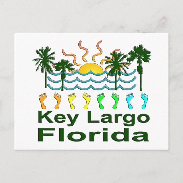 Key Largo Florida Postkarte (Vorderseite)