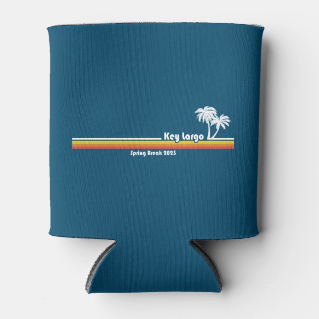 Key Largo Florida Spring Break 2023 Can Cooler Dosenkühler (Vorderseite)