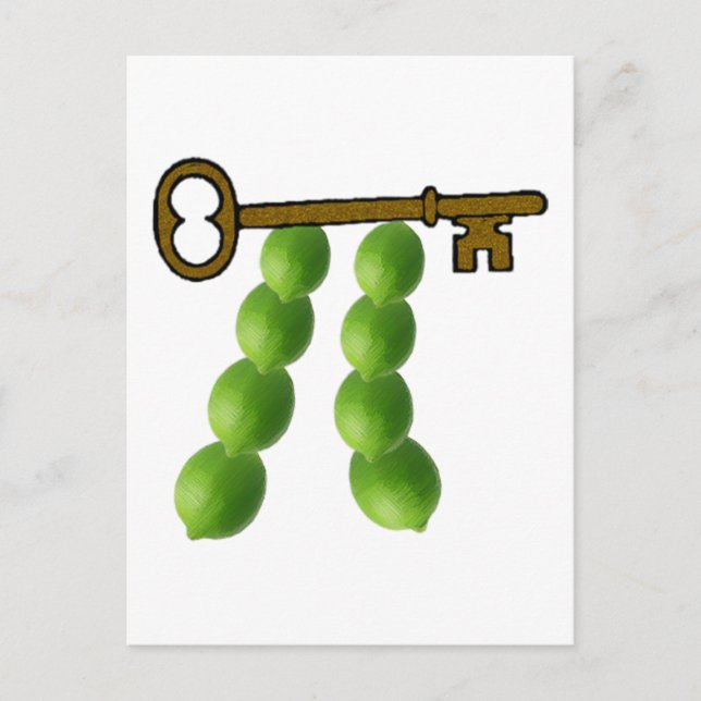 Key Lime Pi Postkarte (Vorderseite)