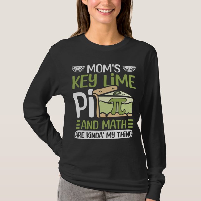 Key Lime Pie And Lemon Pie Dessert T-Shirt (Vorderseite)