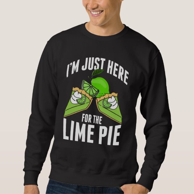 Key Lime Pie For Key Lime Pie Baker Lime Pie Recip Sweatshirt (Vorderseite)