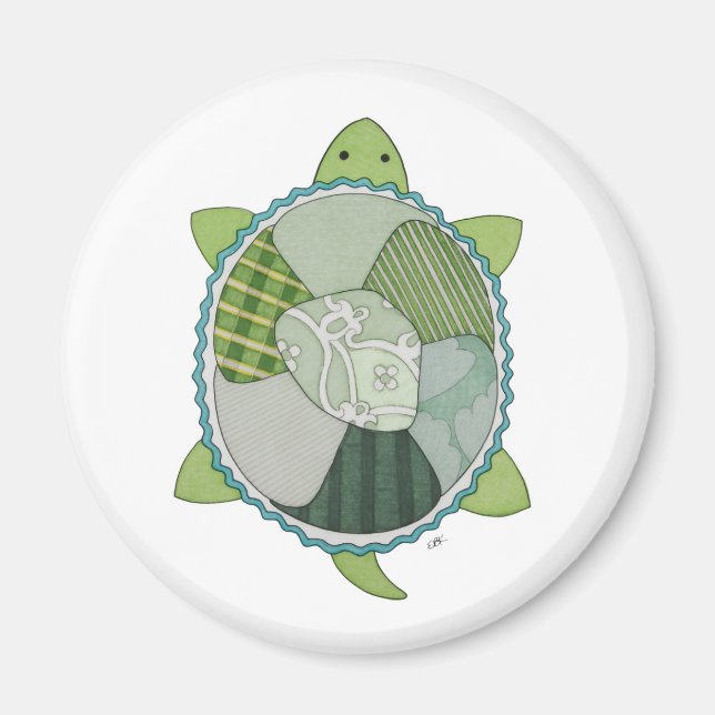Key Limon Turtle Magnet (Vorne)