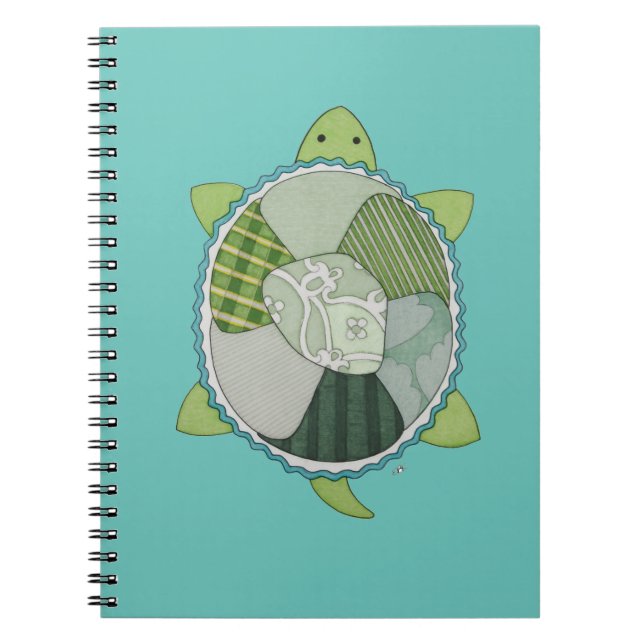 Key Limon Turtle Notebook Notizblock (Vorderseite)
