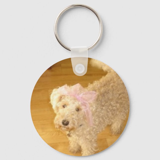 Key ring cute lakeland terrier schlüsselanhänger (Vorderseite)