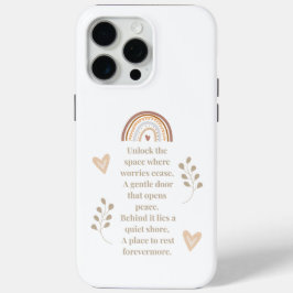 Key to Serenity Phone Case - Inspiration Gedicht D