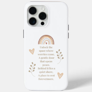 Key to Serenity Phone Case - Inspiration Gedicht D