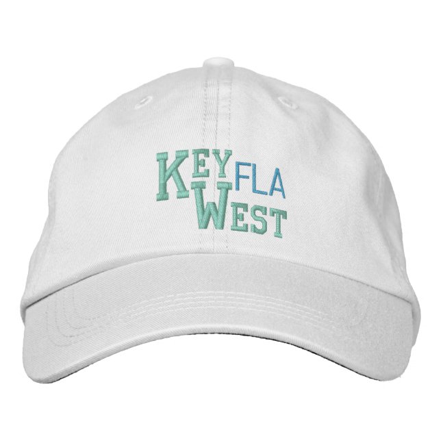 KEY WEST 2 BESTICKTE BASEBALLKAPPE (Vorderseite)