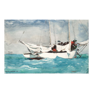 Key West, Anker lichten (1903) von Winslow Homer  Fotodruck