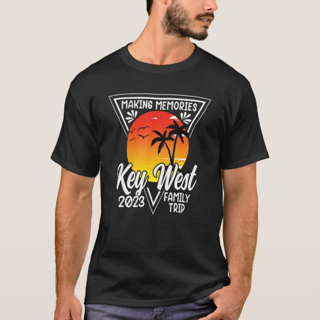 Key West Beach Familienurlaub 2023 Familienreise G T-Shirt (Vorderseite)