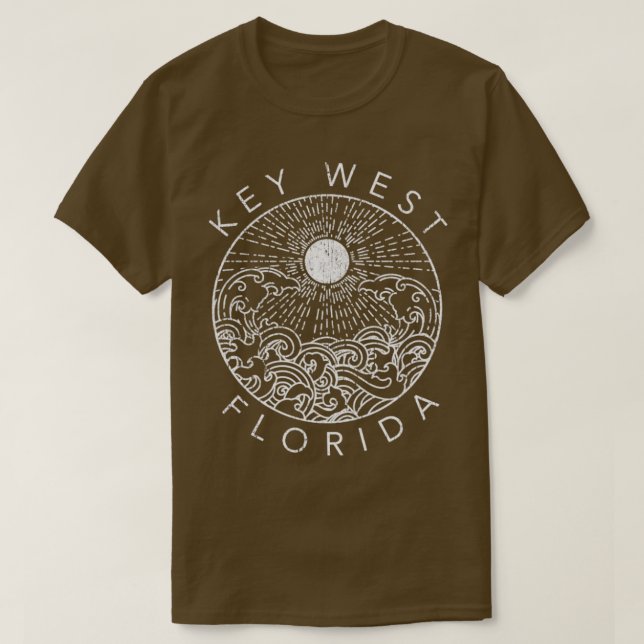 Key West Beach Florida Seeblick Ristorante da Vale T-Shirt (Design vorne)