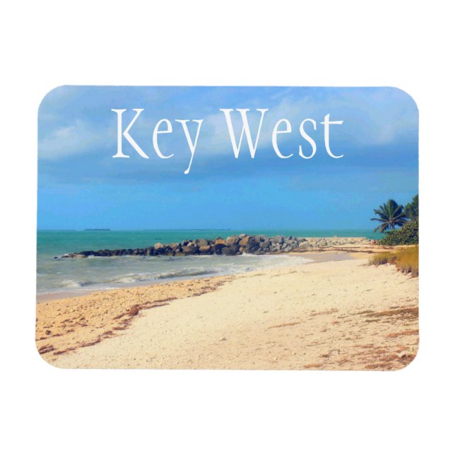 Key West Beach, Fort Zachary Taylor Staat Park Magnet (Horizontal)