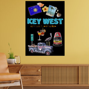 Key West Collage Poster