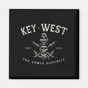 Key West Fl Rebel Pirate Bootschfahrt Tauchen Ange Magnet