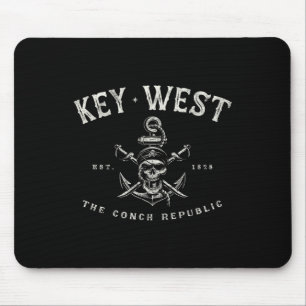 Key West Fl Rebell Pirat Bootfahren Tauchen Angel Mousepad