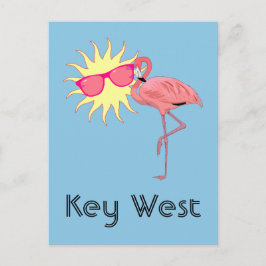 Key West Flamingo Postkarte