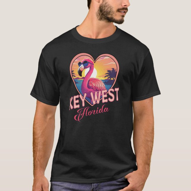 Key West Florida Beach T-Shirt (Vorderseite)
