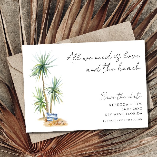 Key West Florida Beach Wedding Foto Save The Date (Von Creator hochgeladen)