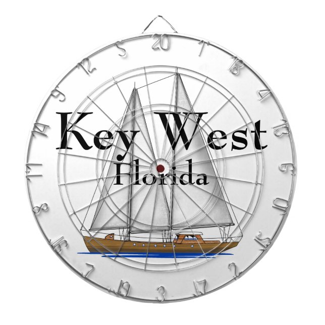 Key West Florida Dartscheibe (vorne)