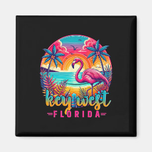 Key West Florida Hemd Flamingo Tropischer Strand U Magnet