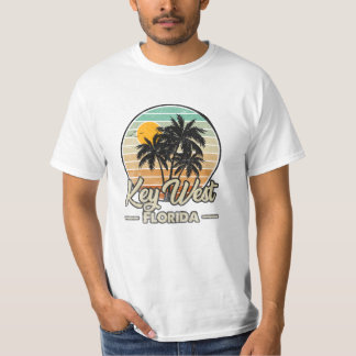 Key West Florida Keys Retro 70er Beach Vacation T-Shirt