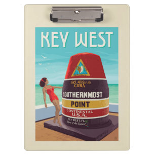 Key West   Florida Klemmbrett