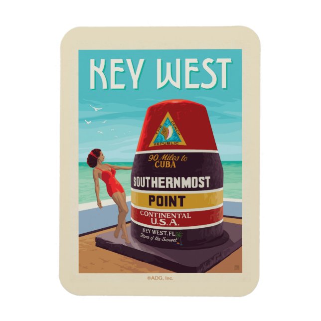 Key West | Florida Magnet (Vertikal)