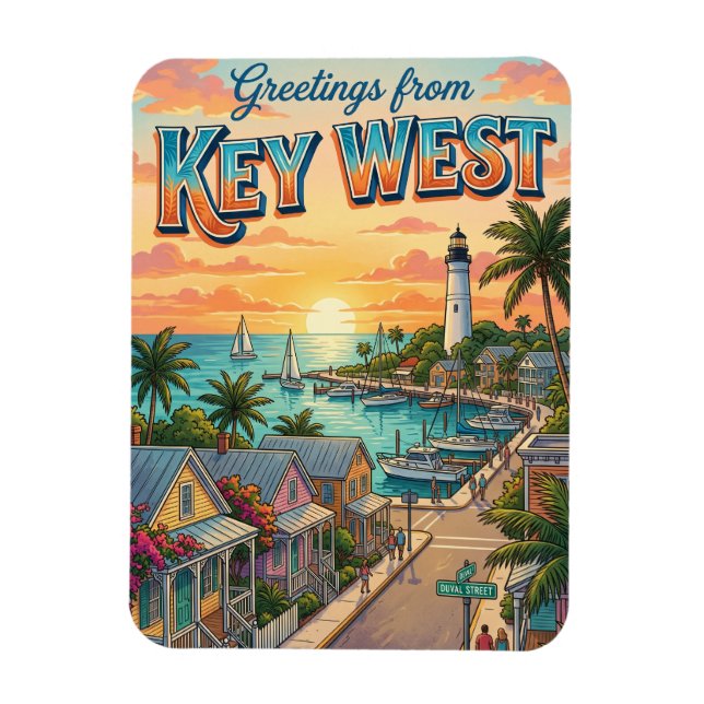 Key West, Florida Magnet (Vertikal)