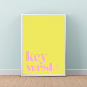 Key West Florida moderne Stadt Poster