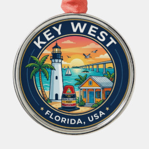 Key West Florida Ornament Aus Metall