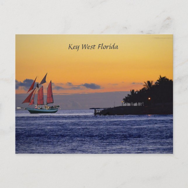 Key West Florida Postkarte (Vorderseite)