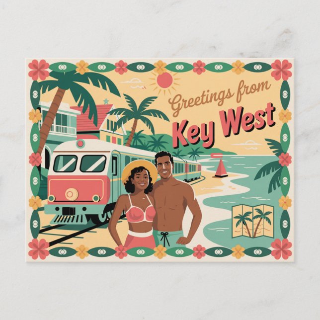 Key West, Florida Postkarte (Vorderseite)