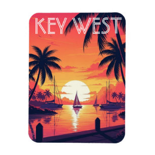 Key West Florida Postkarte Magnet