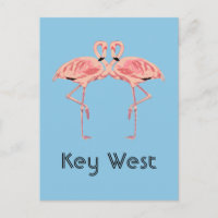 Key West Florida Rosa Flamingo-Paar
