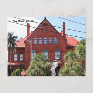 Key West Florida, Sailor küsst Krankenschwester Zw Postkarte