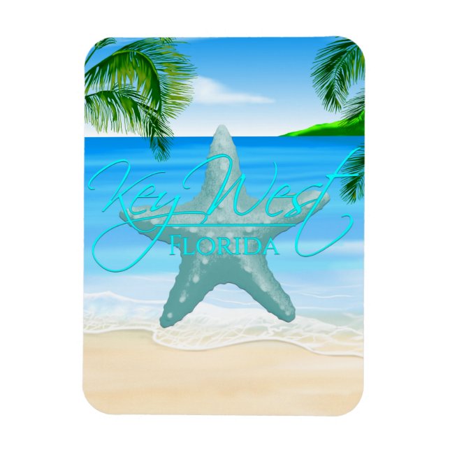 Key West Florida Starfish Magnet (Vertikal)