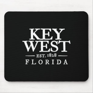 Key West Florida Throwback Letter Jungen Mädchen M Mousepad