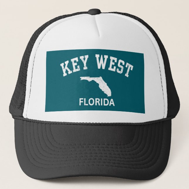 Key West Florida  Truckerkappe (Vorderseite)