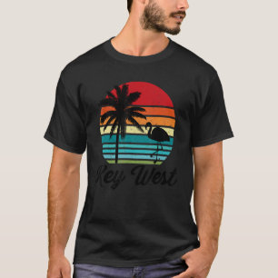 Key West Florida Urlaub Strand Flamingo Familie Gr T-Shirt