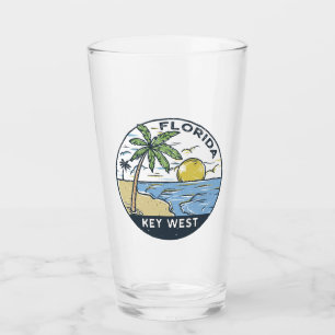 Key West Florida Vintages Emblem Glas